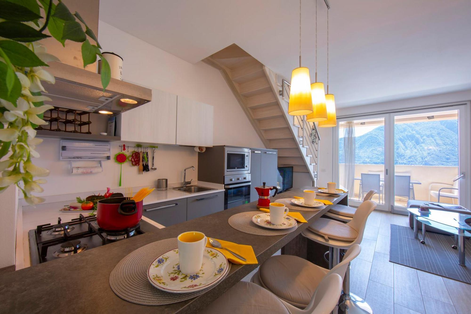 Como Lake Modern Apartament Ulivi Apartman Mezzegra Kültér fotó