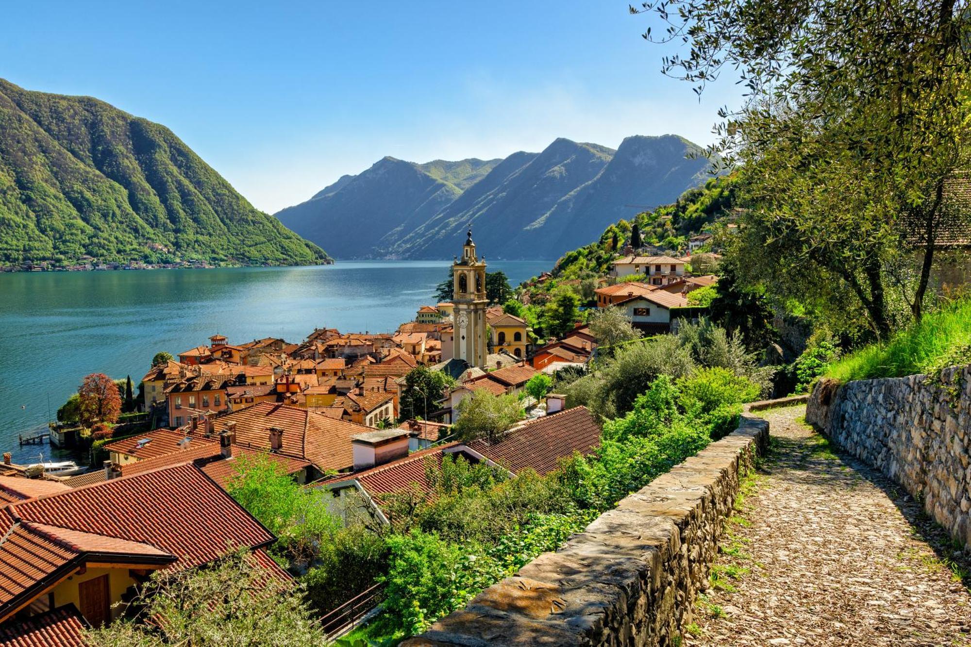 Como Lake Modern Apartament Ulivi Apartman Mezzegra Kültér fotó
