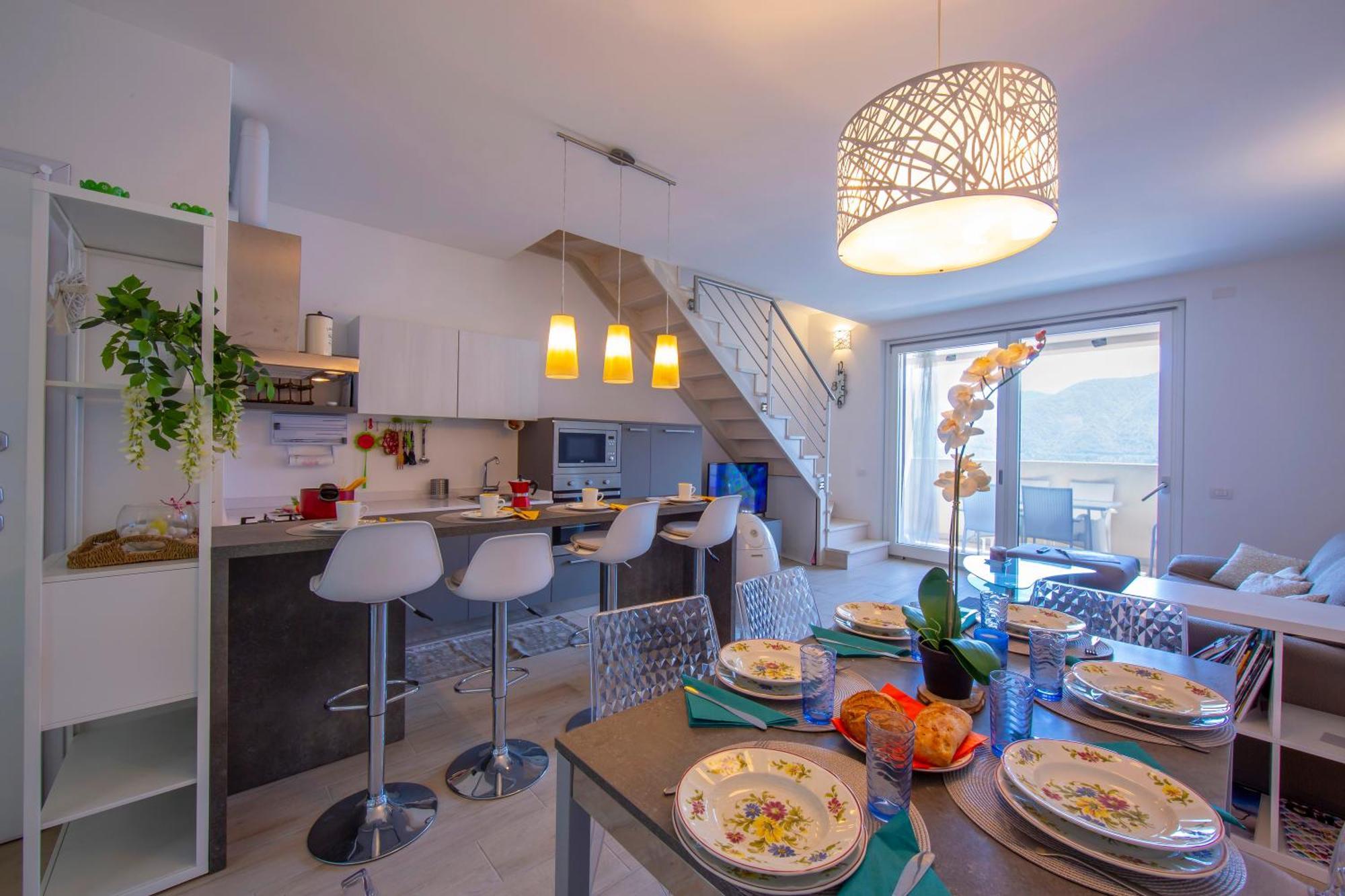 Como Lake Modern Apartament Ulivi Apartman Mezzegra Kültér fotó